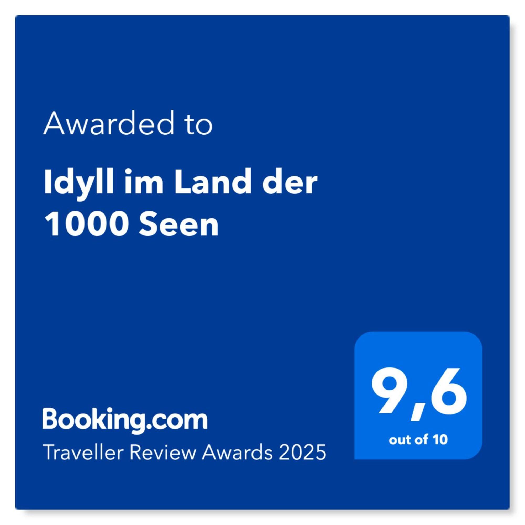 Idyll Im Land Der 1000 Seen Liessow  Екстериор снимка